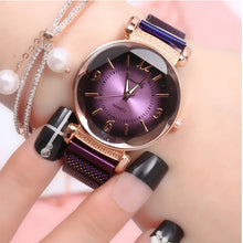 Load image into Gallery viewer, Women watch Fashion wild New watch Milan Magnet Buckle Luxury Fashion Ladies Geometric Roman Numeral Quartz movement Watch